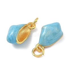 Brass Enamel Pendants&nbsp;KK-K364-29G