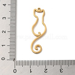 304 Stainless Steel Pendants&nbsp;STAS-O005-09G