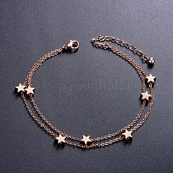 Trendy Stainless Steel Anklet&nbsp;JA42A
