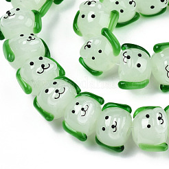 Handmade Lampwork Beads Strands&nbsp;LAMP-N021-42C