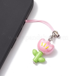 Flower Acrylic Mobile Straps&nbsp;HJEW-JM01883