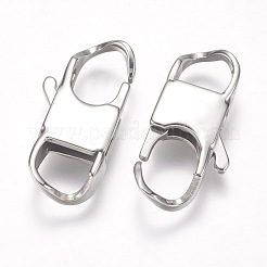 Tarnish Resistant 304 Stainless Steel Lobster Claw Clasps&nbsp;STAS-I082-13P-03