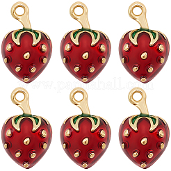 14Pcs Brass Enamel Pendants&nbsp;KK-BBC0022-86