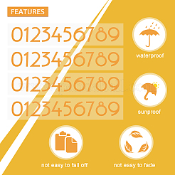 Waterproof Self Adhesive Craft Stickers&nbsp;DIY-GF0002-59C-03