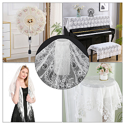 Nylon Lace Fabric&nbsp;DIY-WH20062-24B