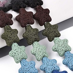 Natural Lava Rock Beads Strands&nbsp;G-N257-23A-01
