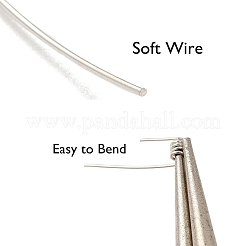 32.8 Foot 925 Sterling Silver Wire&nbsp;STER-D002-0.6mm