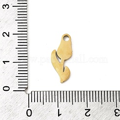304 Stainless Steel Enamel Pendants&nbsp;STAS-I336-17G