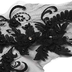 3D Flower Organgza Polyester Embroidery Ornament Accessories&nbsp;DIY-WH0308-243E