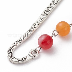 Tibetan Style Alloy Bookmarks for Halloween's Day&nbsp;AJEW-JK00165-02