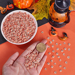 Halloween Theme Handmade Polymer Clay Cabochons&nbsp;CLAY-SC0002-01