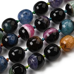 Natural Agate Beads Strands&nbsp;G-F820-B01-01