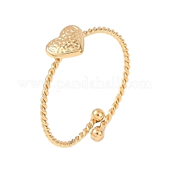 304 Stainless Steel Cuff Open Rings&nbsp;RJEW-P183-03G