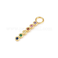 925 Sterling Silver Micro Pave Clear Cubic Zirconia Pendants&nbsp;STER-G048-01G-02