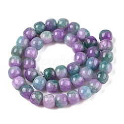 Dyed Natural White Jade Beads Strands&nbsp;G-T138-D18
