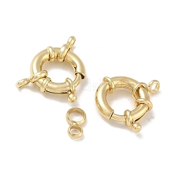 Brass Spring Ring Clasps&nbsp;KK-CBAD851-02G-04