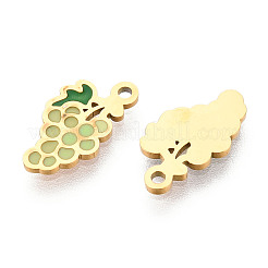 304 Stainless Steel Enamel Charms&nbsp;STAS-T065-53G-01