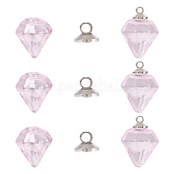DIY Diamond Glass Bottles Pendants Making Kits&nbsp;DIY-TA0012-40A