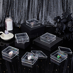 Square Acrylic Storage Boxes&nbsp;CON-WH0125-10A