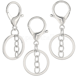 24Pcs Alloy Keychain Clasps&nbsp;KEYC-SC0001-82P