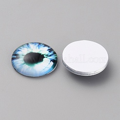 Glass Cabochons&nbsp;LS-GLAA-WH0033-75F-10