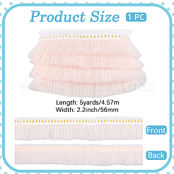 5Yards Polyester Lace Ribbon&nbsp;SRIB-GF0001-74A