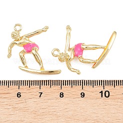 Alloy Enamel Pendants&nbsp;FIND-B062-11G