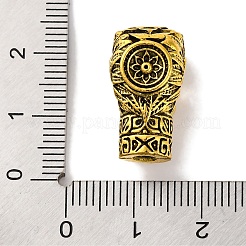 Rack Plating Tibetan Style Alloy 3 Hole Guru Beads&nbsp;PALLOY-F313-06AG