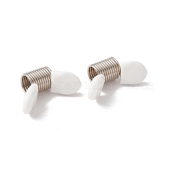 201 Stainless Steel Mini Spring Bead Clamps for Beading Jewelry Making&nbsp;TOOL-D058-01P
