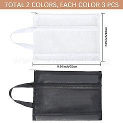 6Pcs 2 Colors Nylon Mesh Pen Bag&nbsp;AJEW-CP0006-75