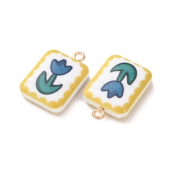 Printed Alloy with Acrylic Pendants&nbsp;AL-CBAE25B-02C-G