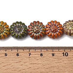 Painted Glass Beads Strands&nbsp;GLAA-Z021-13A