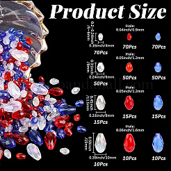 435Pcs 12 Styles Transparent Glass Beads&nbsp;EGLA-PA0001-52