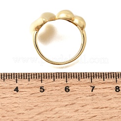 Brass Cuff Open Rings&nbsp;KK-CBA5B62-08G