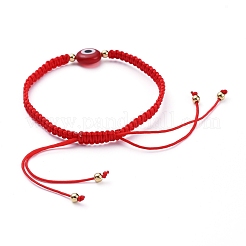 Adjustable Nylon Thread Braided Bead Bracelets&nbsp;BJEW-JB05293-04