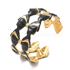 304 Stainless Steel Enamel Cuff Bangles for Women&nbsp;SA-CBAFD7D-04G