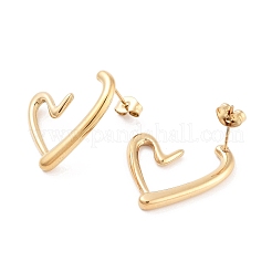 316 Surgical Stainless Steel Stud Earrings for Women&nbsp;STAS-M062-02G-E