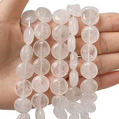 Natural Angola Quartz Crystal Beads Strands&nbsp;G-L648-B15-15mm