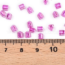 6/0 Transparent Inside Colours Glass Seed Beads&nbsp;SEED-N006-003I