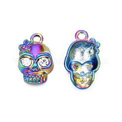 Rainbow Color Alloy Pendant Rhinestone Settings&nbsp;PALLOY-T054-156