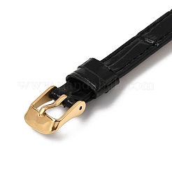 Imitation Leather String Bracelets with Stainless Steel Buckles&nbsp;AJEW-Z053-01E