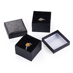 Shell Textured Paper Jewelry Ring Storage Gift Boxes&nbsp;CON-TAC0014-15E