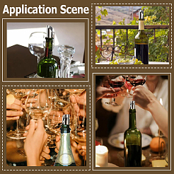 50Pcs Aluminum Wine Pourer Liquor Stopping Pour Disks&nbsp;AJEW-SP0004-58