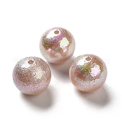 UV Plating Opaque Acrylic Beads&nbsp;X-OACR-L013-002F