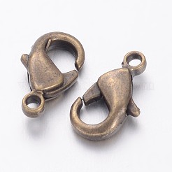 Brass Lobster Claw Clasps&nbsp;KK-904-AB-NF