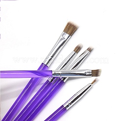 5Pcs Nylon Cake Brush Set&nbsp;AJEW-WH20064-84