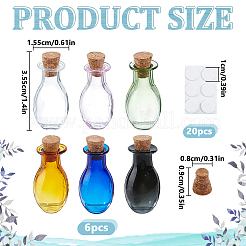 6Pcs Miniature Ornaments&nbsp;AJEW-DR0002-19
