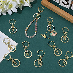 18Pcs Alloy Keychain Clasps&nbsp;KEYC-SC0001-72G