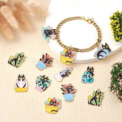 24Pcs 12 Style Alloy Enamel Pandants&nbsp;ENAM-SZ0004-19