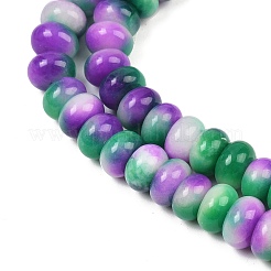 Dyed Natural White Jade Beads Strands&nbsp;G-G107-A25-01
